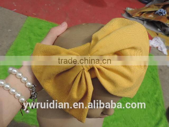 2016 baby elastic fabric elastic headband girls braid cross hair band kids knot solid craft headband for children