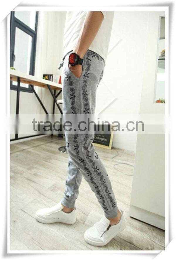 Printed style harem pants wholesale cheap cotton and spandex harem pants
