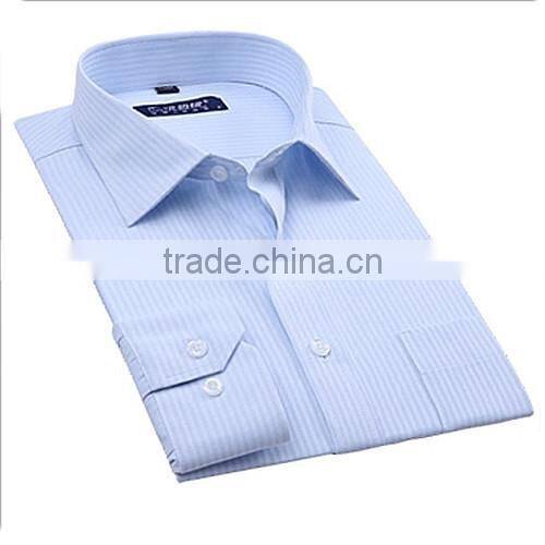 2016 new style royal fashion multi pure color striped men oxford dress shirt