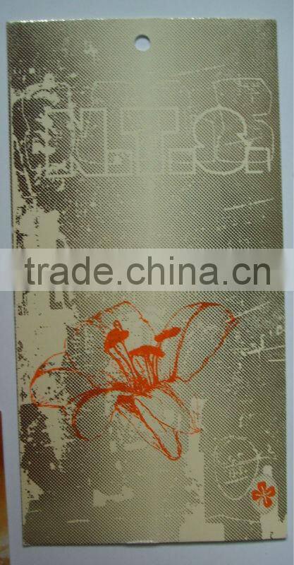 Customized swing tag