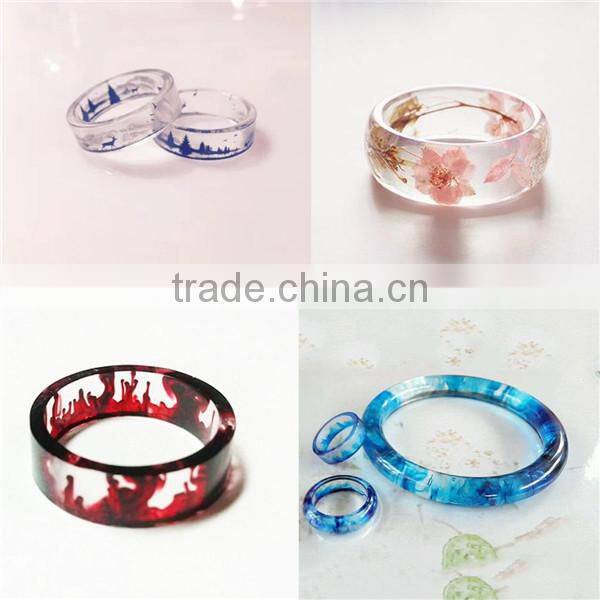 Silicone Resin Mold Finger Ring White 30mm Dia.