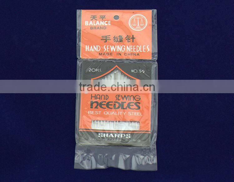 BALANCE BRAND HAND SEWING NEEDLE-SHARP 3-9