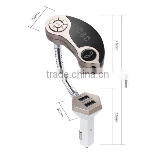 GT86 Car MP3 Dual USB MP3 MP3 Bluetooth Player/Design Of Double Charger For MP3 Player Wireless Bluetooth FM Transmitter