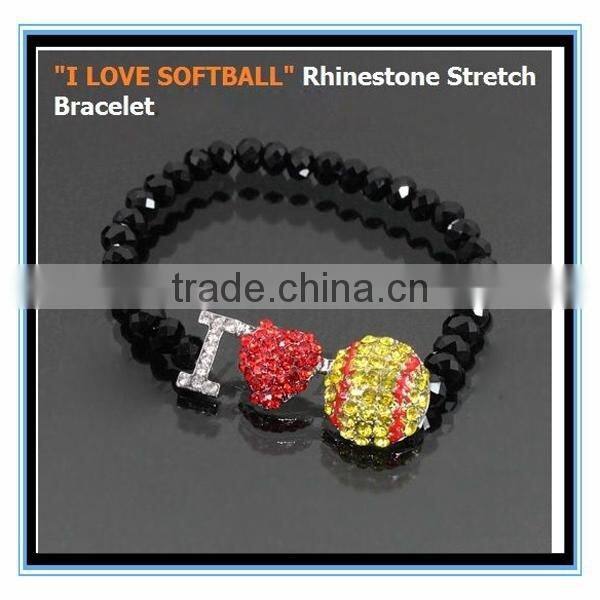 XP-MB-10565 FACTORY PRICE Wholesale Sport Jewelry Metal Zinc Alloy Soccer Ball Bracelet Jewelry