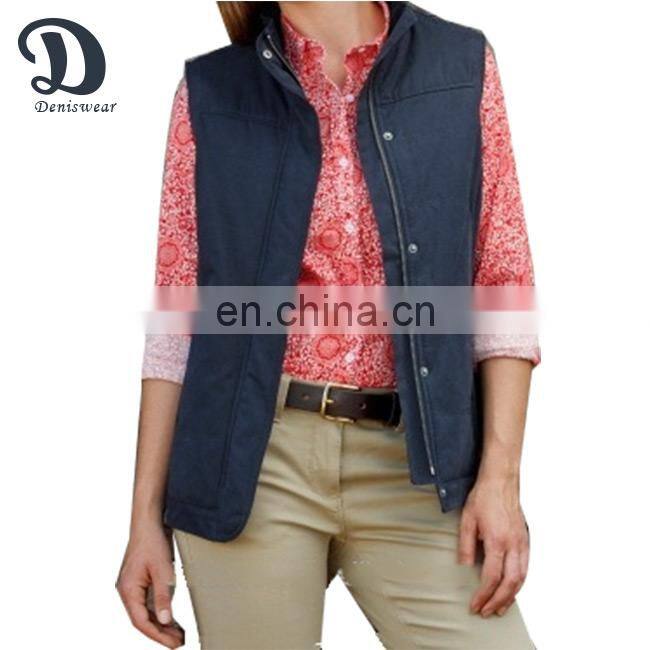 WOMEN ZIP FRONT VEST