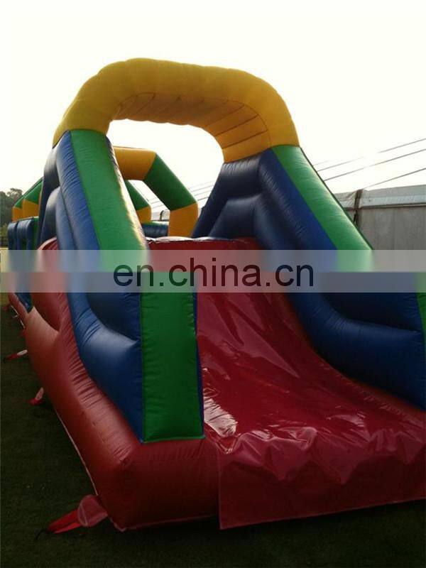 Funny Inflatable Castle Bouncer /tunnel obstacle course