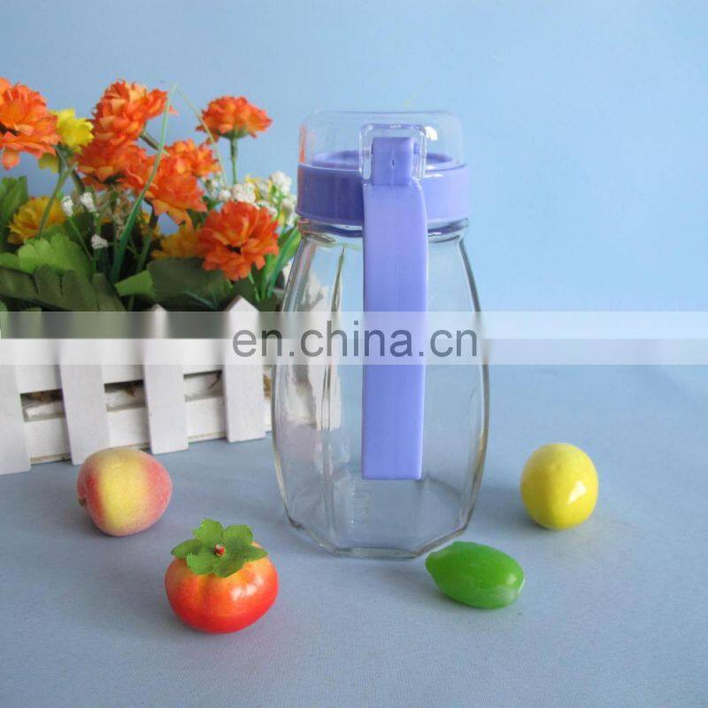 Measuring glass oil pot