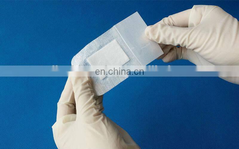 medical disposable adhesive sterile wound dressing with absorbent pad for health care