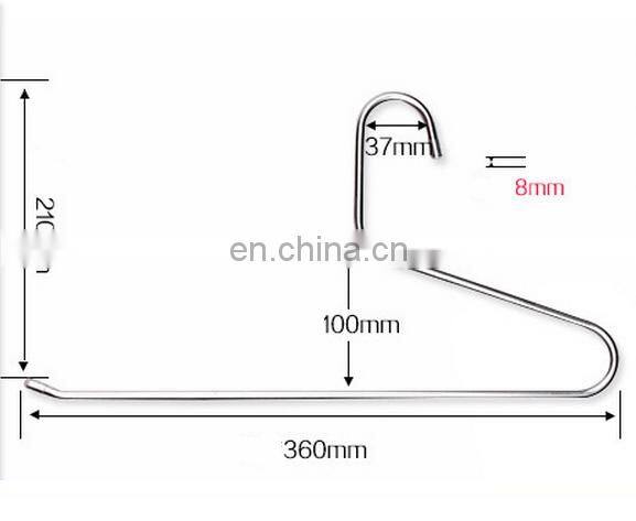 Z shape hanger, good quality stainless steel scarf pants hanger