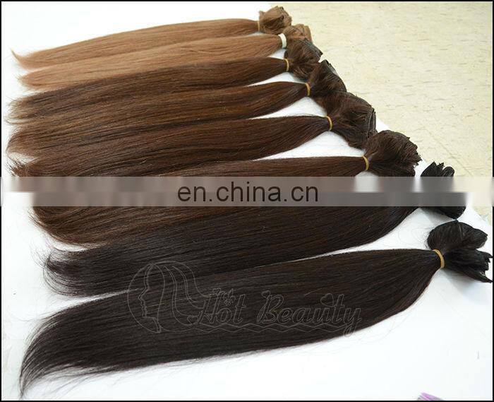 Indian virgin remy human hair extension, Hot Beauty Hair clip in hair