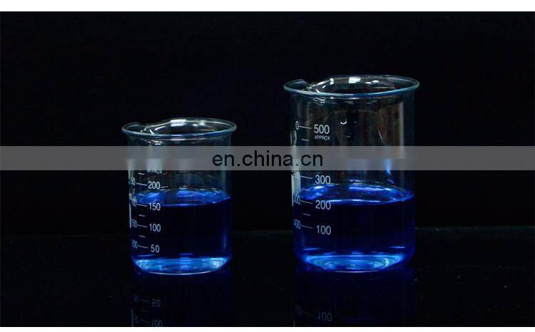 university lab high borosilicate glass beaker