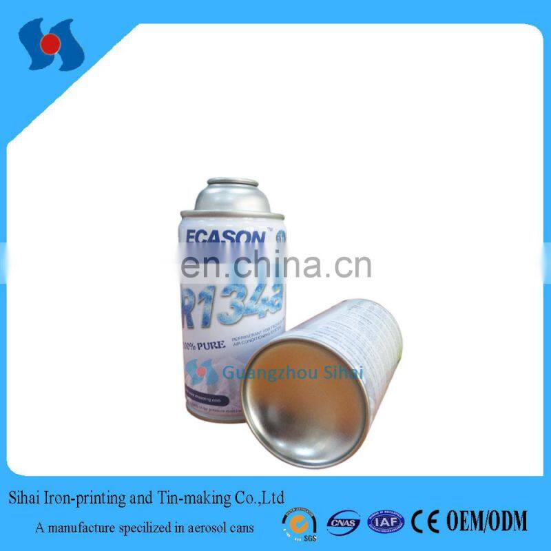 Wholesale Diameter 65mm High Pressure Tinplate Aerosol Can for Refrigerant Gas Can R134a