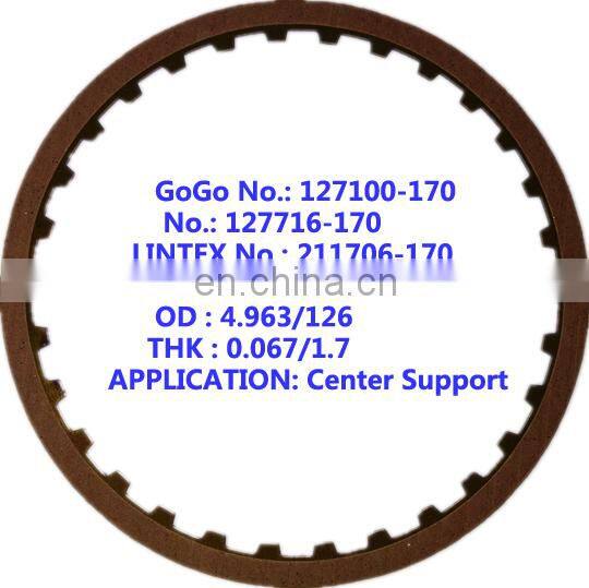Transmission Friction Plate Kit For TOYOTA/U540E A4LB-1 gearbox repair clutches 211706-170/211704-147/211700-157/211702-152