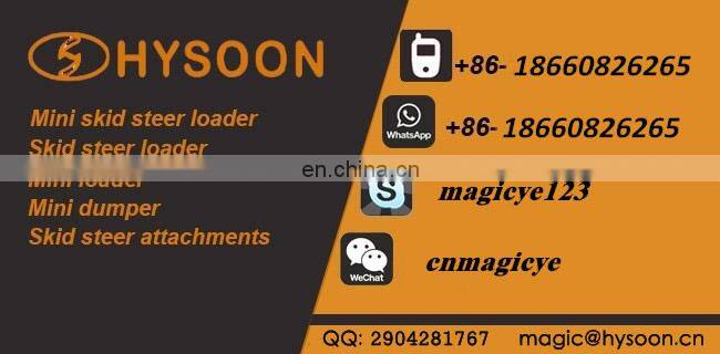 Hysoon mini skid steer loader for sale