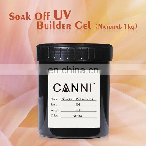 #801W hick Builder Gel Nails Pink CANNI 1kg Finger Nail Extension UV Gel Nail Cover Pink Camouflage UV Gel