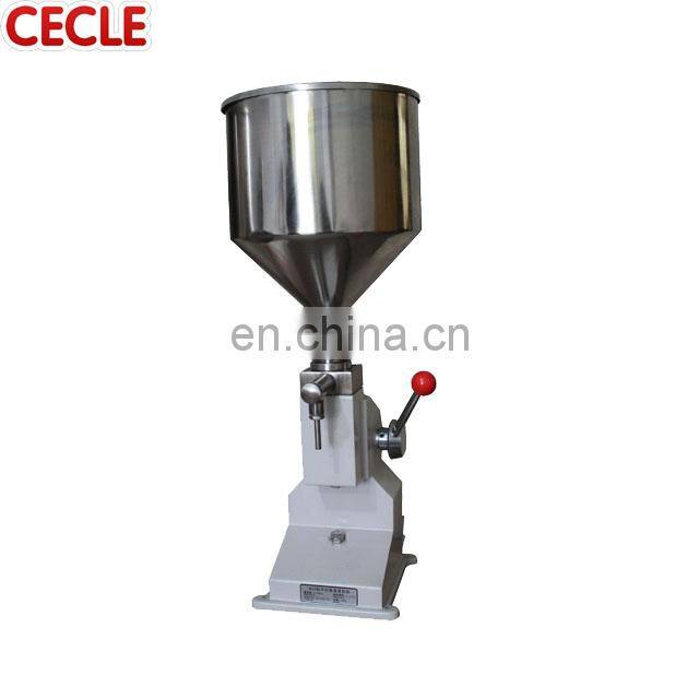 Popular A03 manual pneumatic cosmetic cream filling machine ice cream machine