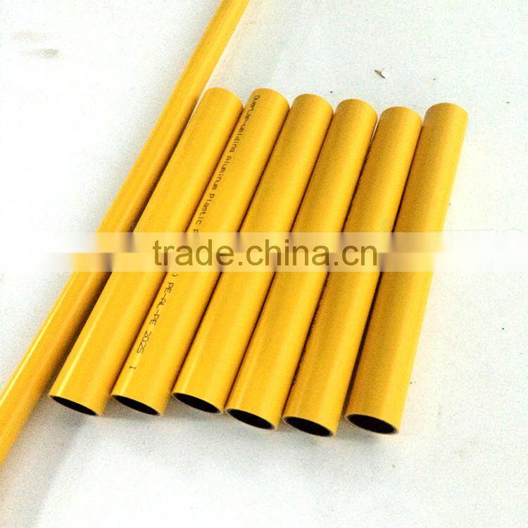 Tubomart Wholesale new style metal and plastic pipe flexible yellow pvc gas pipe with standard