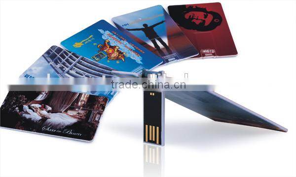 wholesale good quality full color logo printing usb card custom usb business card by OEM usb factory