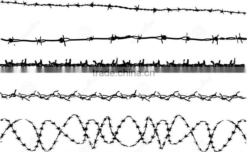 safety reliable quality hot dipped galvanized barbed wire