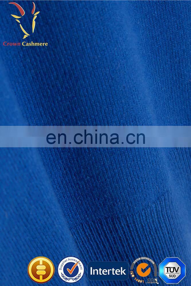 Crew neck sweater pattern pure cashmere pullover for lady