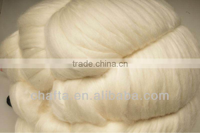 100% worsted combed camel tops