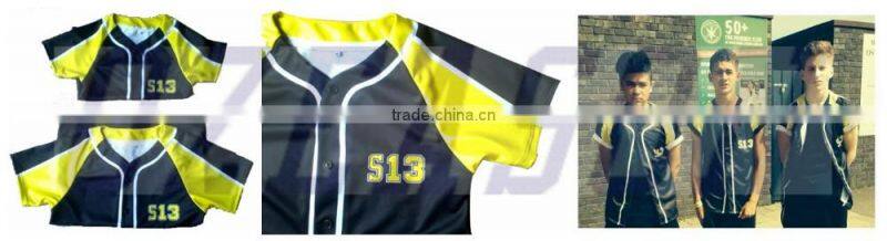 Wholesale youth baseball uniforms/jerseys new fashion design
