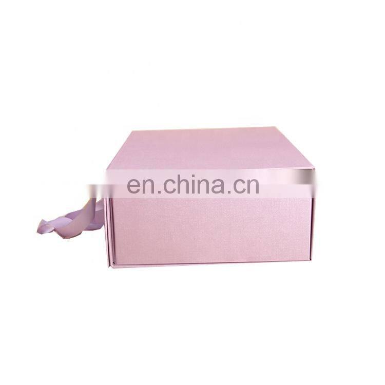 custom logo jewelry gift printed corrugated paper cosmetic packaging box for makeup