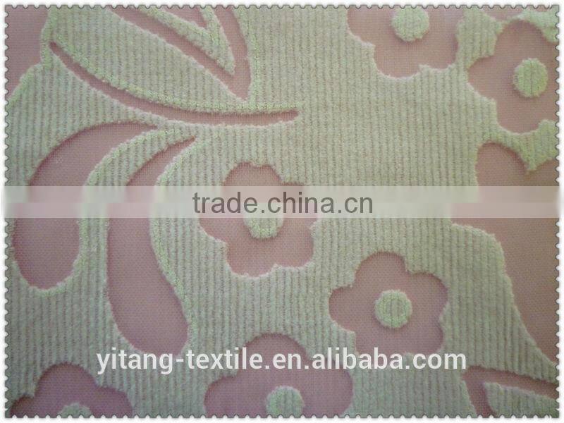 Cotton burn out fabric