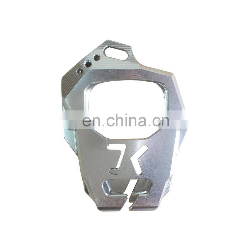 J377 silver color car key case aluminum alloy material for jeep JK 2007-2017