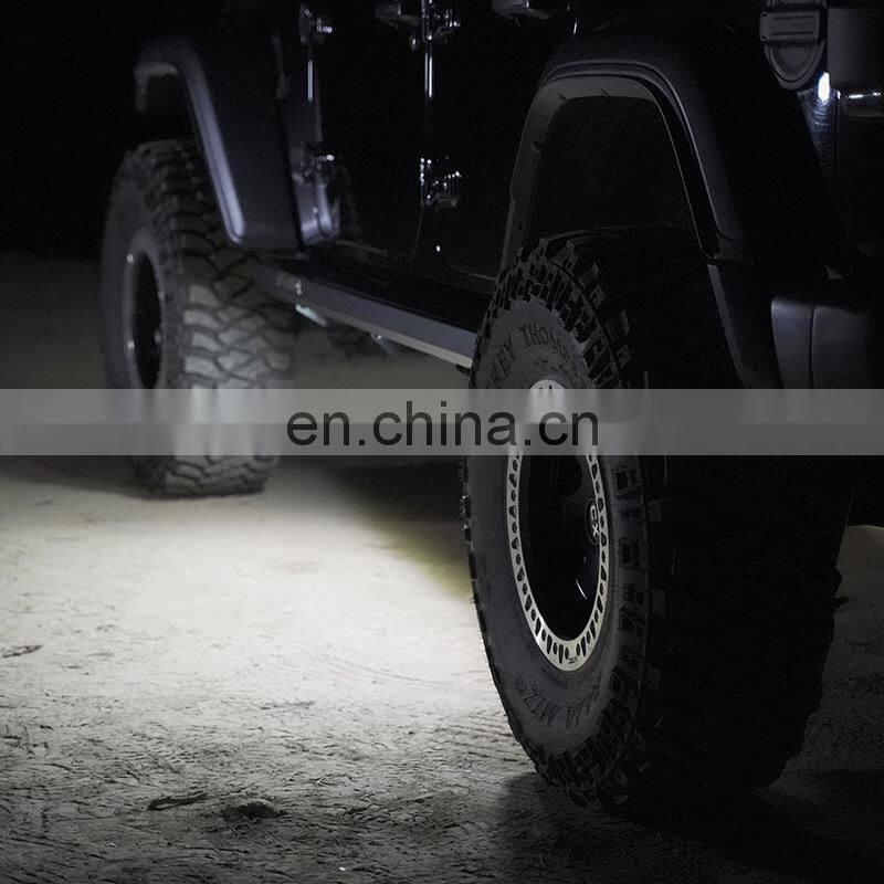 Black Running Board/bar with light for Jeep wrangler JL 2018+ side bar/step for Jeep auto accessories from Maiker