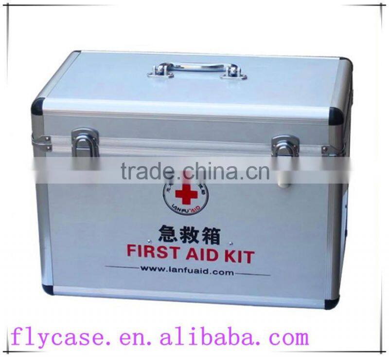 customized by your design first aid kit aluminum and ABS material
