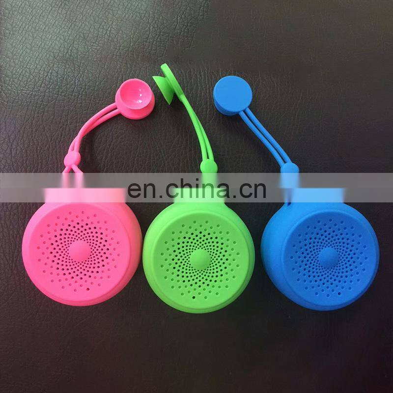 Hot sale mini cheap silicone bt wireless bathroom speaker waterproof