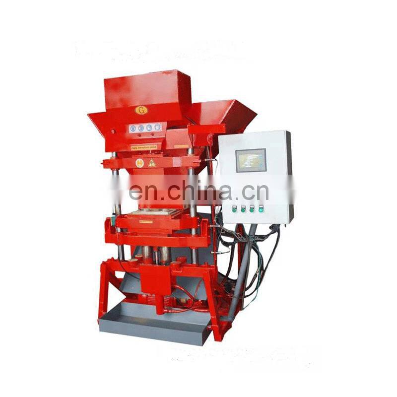 2700 type Hot Sale Automatic Special Interlocking Logo Front Red Soil Clay Cement Soil Brick press Making machine