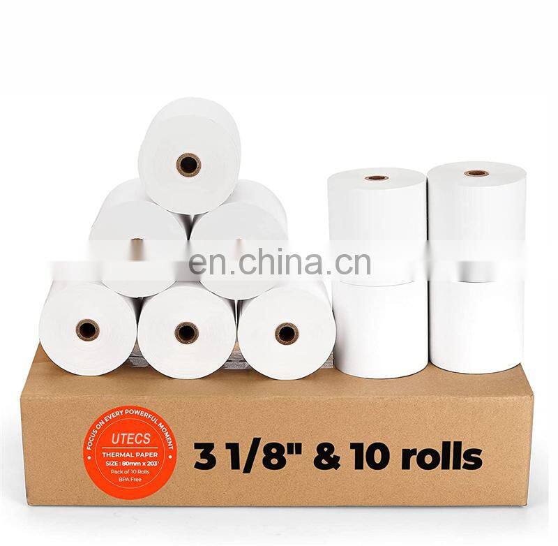 UTFQ900T Fully automatic BANK POS Receipt Cash Register Thermal Paper Roll Cutting Machine