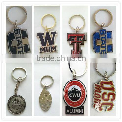 2014 New Design Eagle soft enamel key chain
