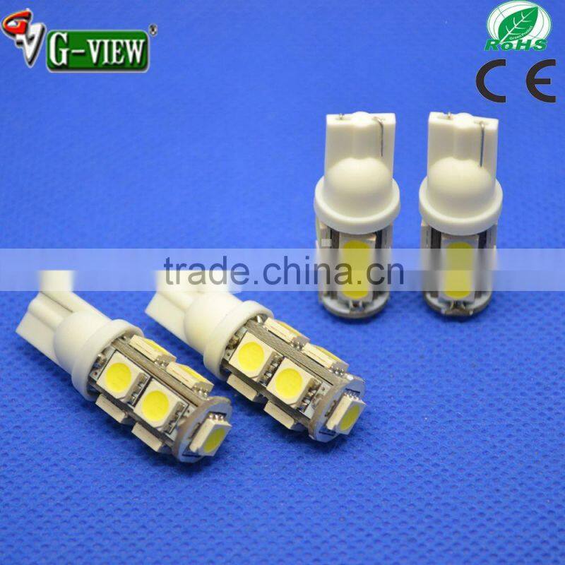 interior auto led light 12v , t10 13smd 5050 led car interior bulb , w5w led car light