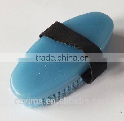 Glitter horse body brushes for cleaning/horse products