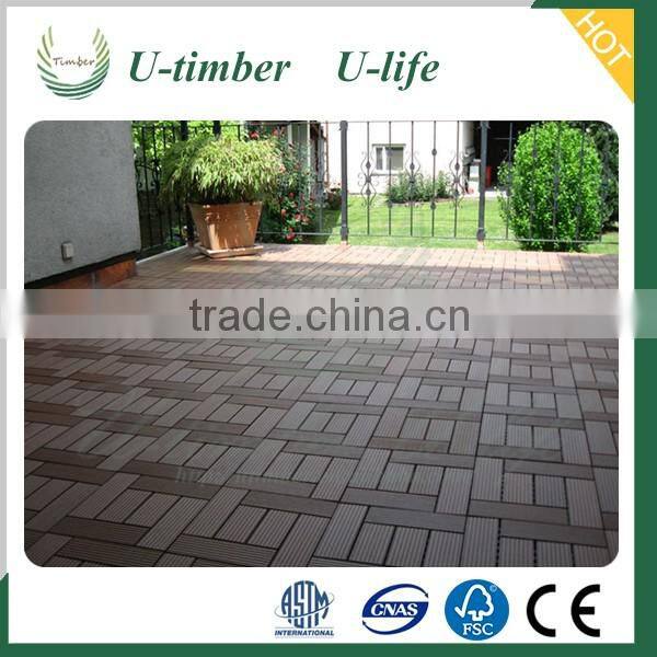 WPC decking tiles, WPC interlocking tiles for garden, balcony, bathroom