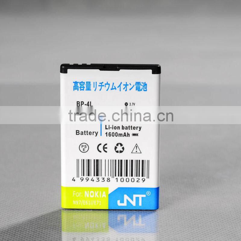 Low price High quality China mobile phone battery for Nokia E61i/E90/N800/E71/E72/6760s/6650T/E75/E63/E55/E52/6790/N97/N97i