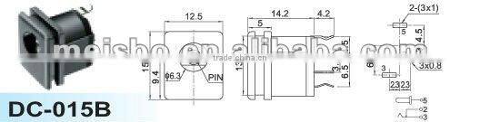 Universal male 3.5mm jack adapter for headphone