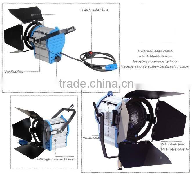 fresnel film studio light 650w/1000w /2000w/5000W