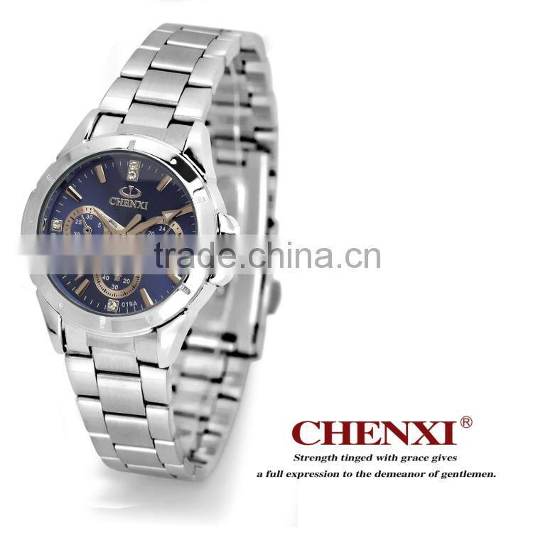 Guangzhou famous watch brand Curren similar stainless steel watch for OEM and wholesale 019AMS
