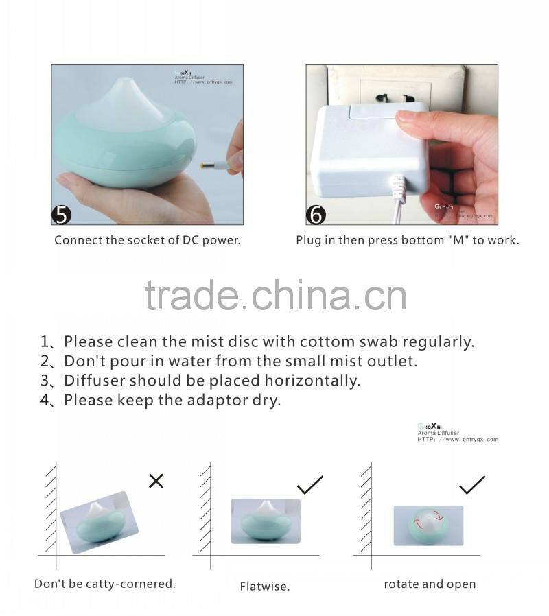 02k aqua blue 2014 Fashion home decor air purifier made in china
