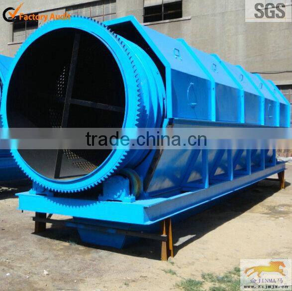 Waste Recycling Plant Trommel Screen For Organic Fertilizer