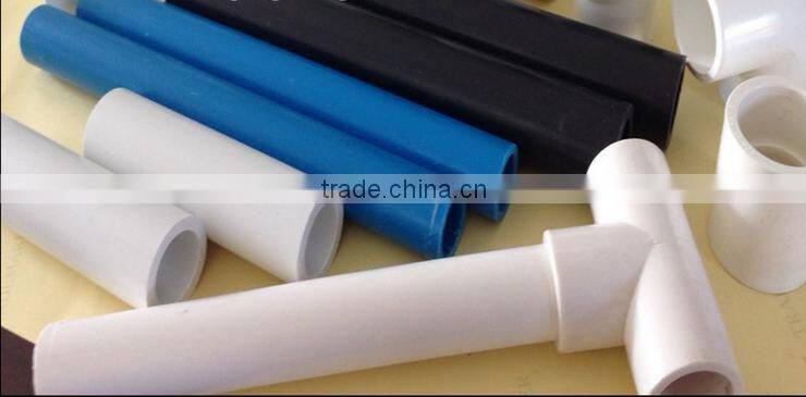 All Kinds Plastic White PVC Pipe Fitting, customized processing of plastic parts