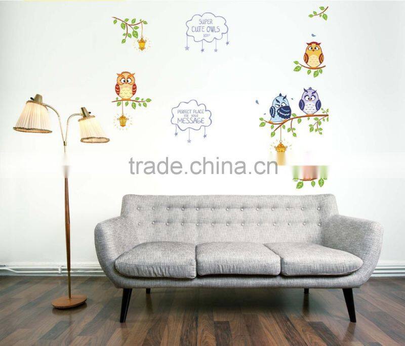 ALFOREVER super cute owl decals,cut owl sticker