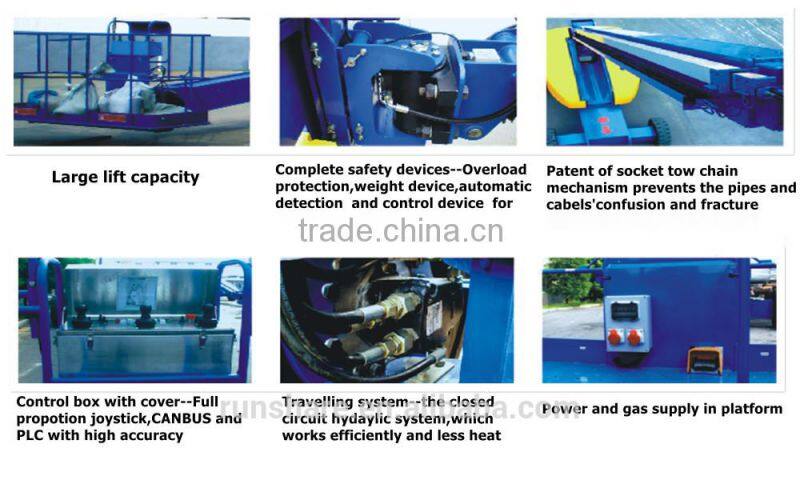 top sale ! 32m diesel skylift with Cummins engine