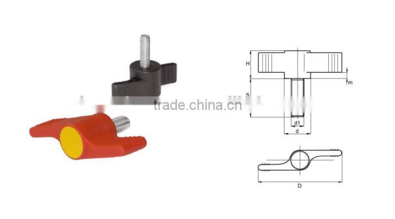 Plastic Knobs Wing Screw BK8.0012