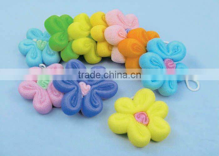 2012 colourful hot sell bath sponge angel bath set