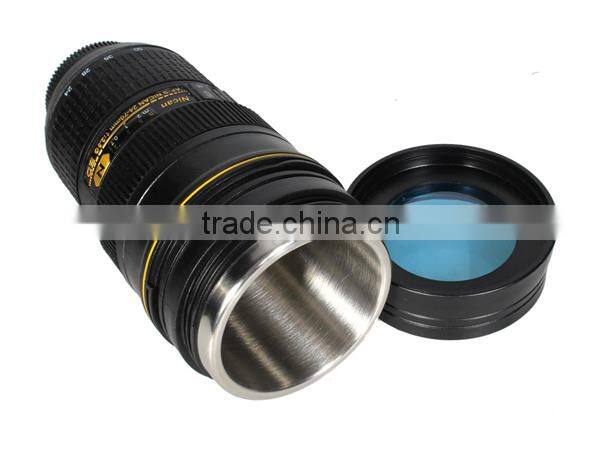 Stainless Steel Tea Coffee Cup, Travel Mug, Camera Lens Cup Mugs for Nikon 24-70mm